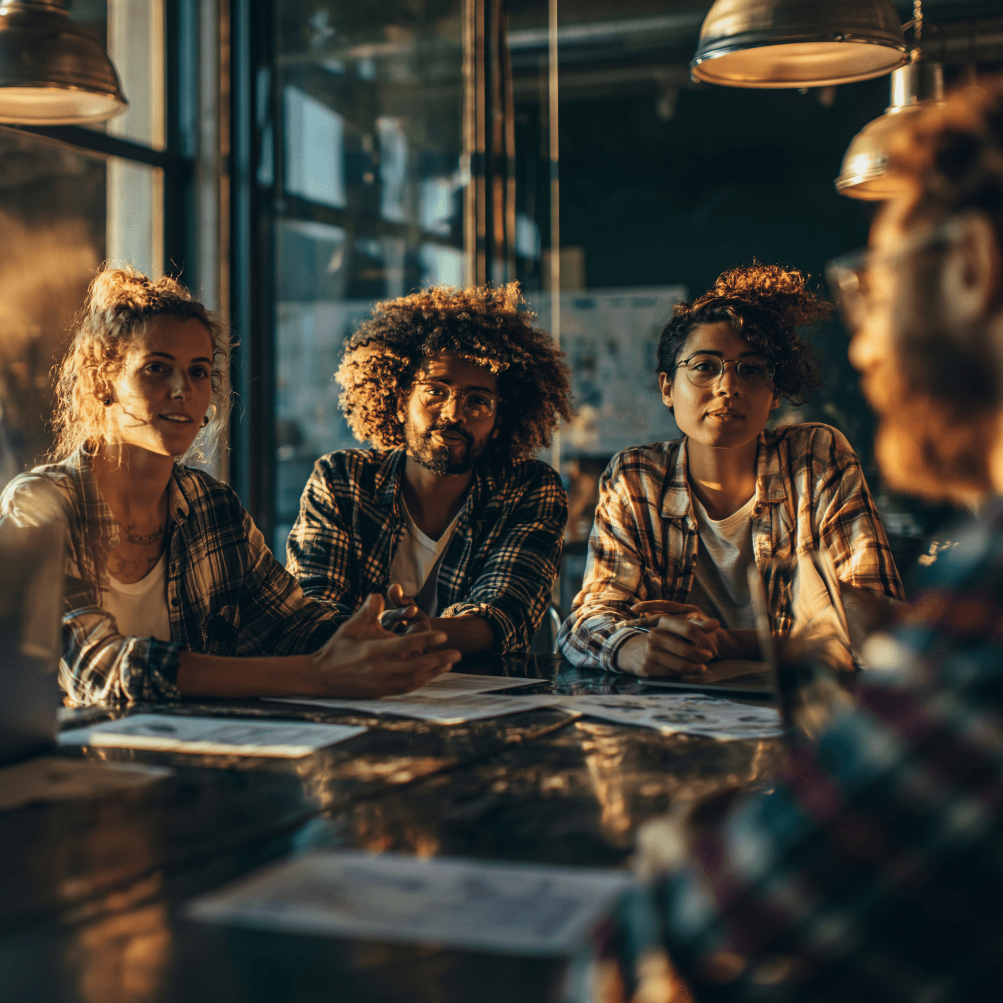 Agency team in collaboration